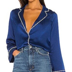 Revolve Privacy Please Satin top